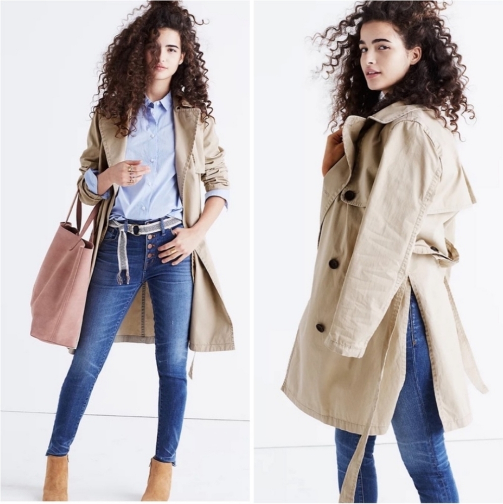 Madewell Khaki/Tan Trench Coat